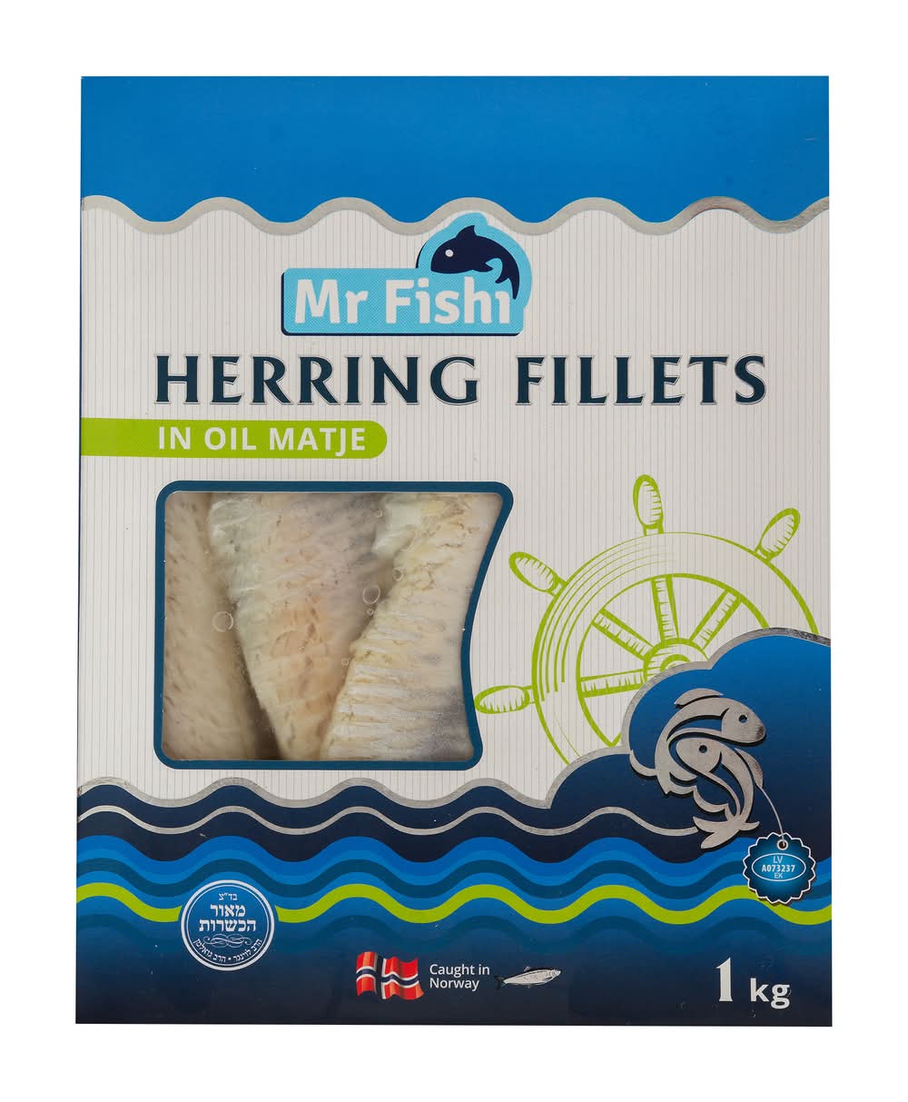 Mr Fishi Herring Fillets in Oil Matje (1kg)