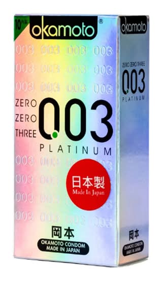 岡本安全套003白金 | 10 入 #42011225