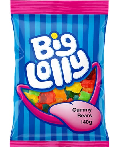 Big Lolly Gummy Bears 160g