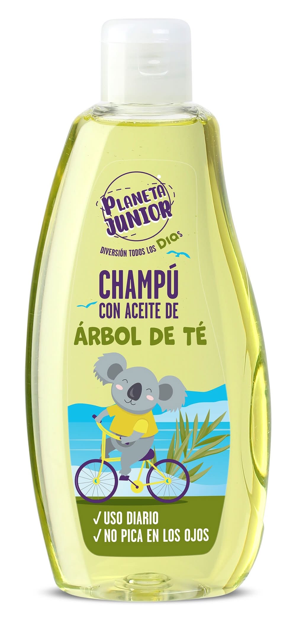 Champú Con Aceite De Árbol De Té Planeta Junior De Dia Botella 250 Ml