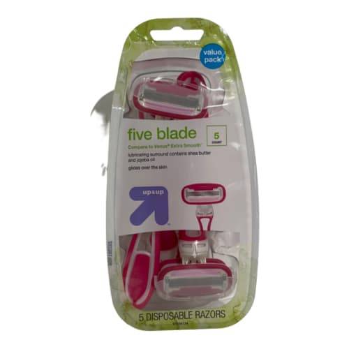 Up&Up Women's 5 Blade Disposable Razors