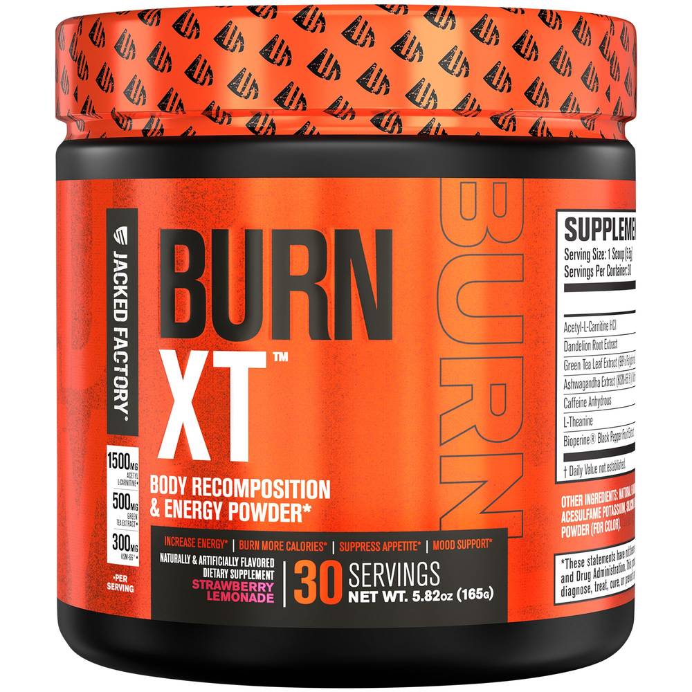 Burn Xt Body Recomposition & Energy Powder - Strawberry Lemonade (5.82 Oz./ 30 Servings)
