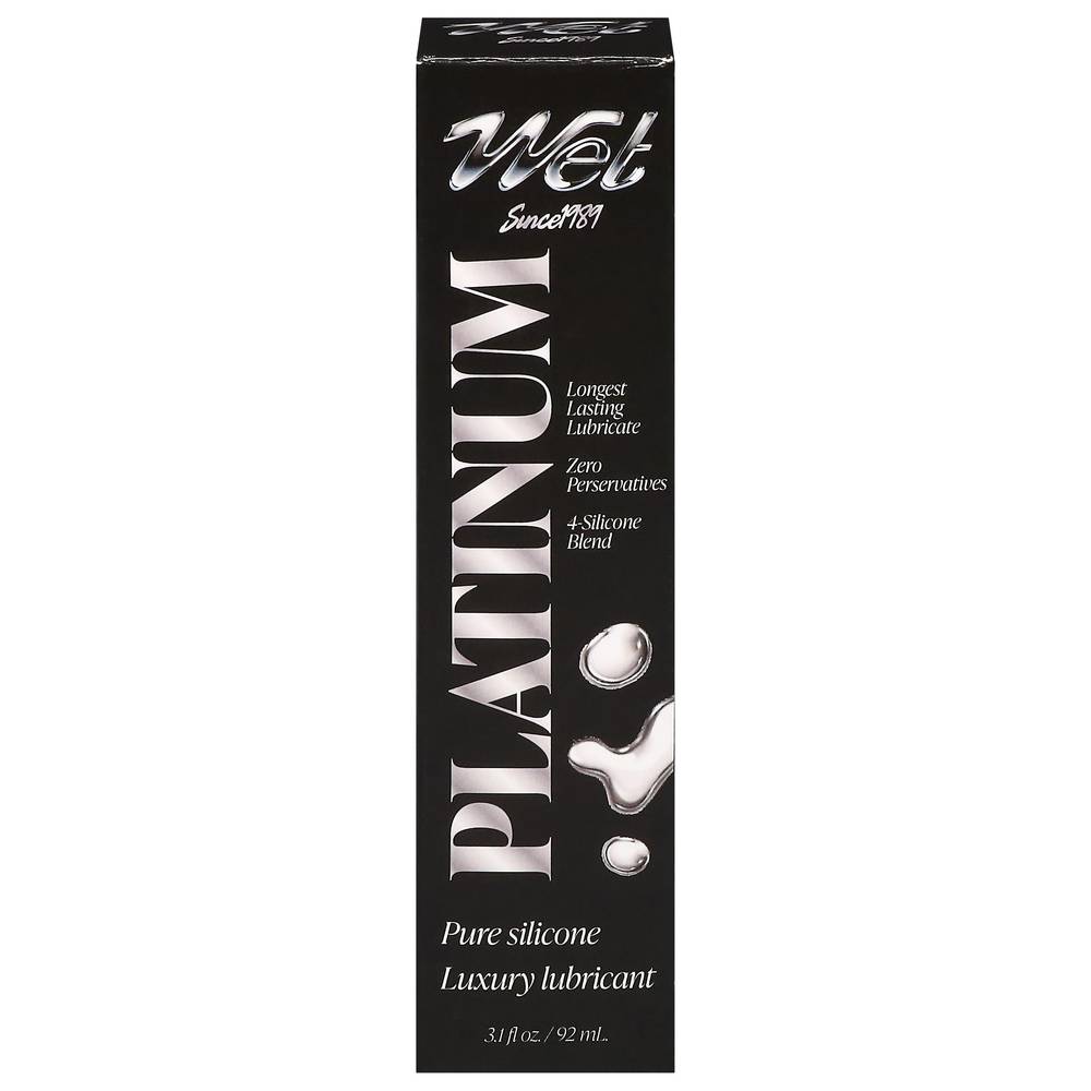 Wet Brush Platinum Premium Silicone Lubricant (3.1 fl oz)