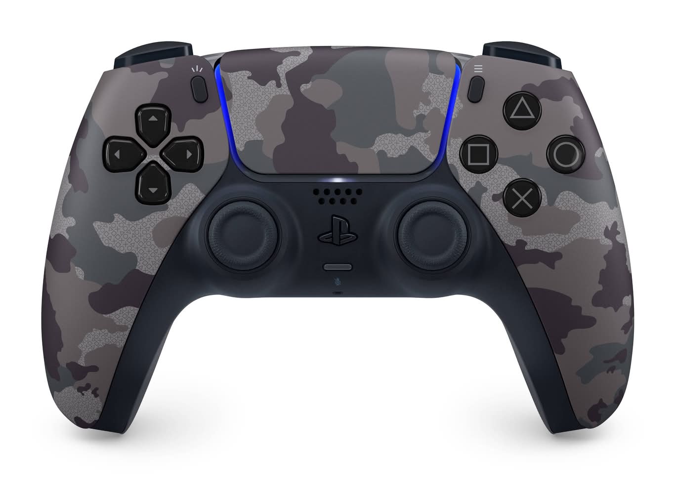 PS5 Dualsense Wireless Controller, Gray Camo