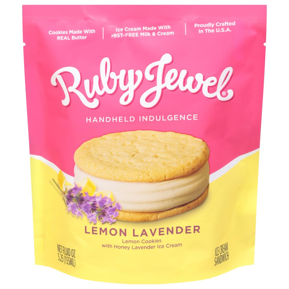 Ruby Jewel Lemon Lavender Ice Cream Sandwich (5.25 fl oz)