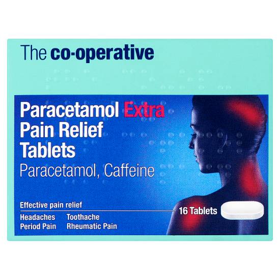 The Co-Operative Paracetamol Extra Pain Relief Tablets