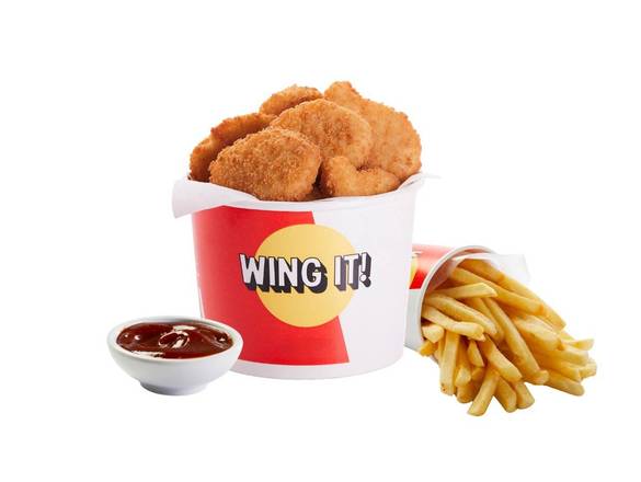 Nuggets x20+ Papas Fritas