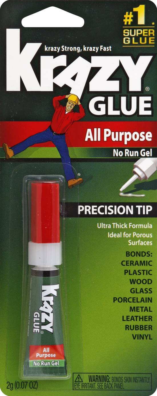 Krazy Glue All Purpose Precision Tip Glue (2 g)