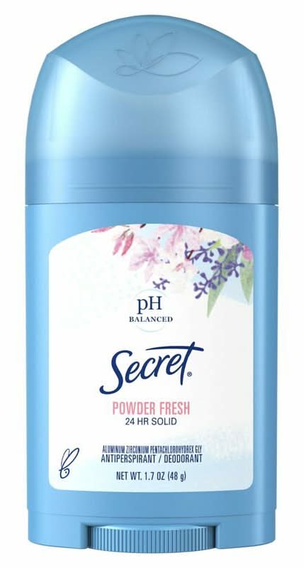 Secret Anti-Perspirant Deodorant Wide Solid Powder Fresh 1.7oz