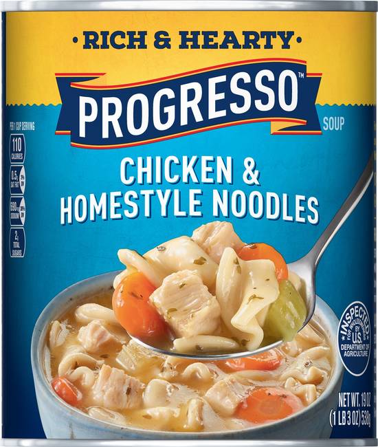 Progresso Rich & Hearty Chicken & Homestyle Noodles Soup