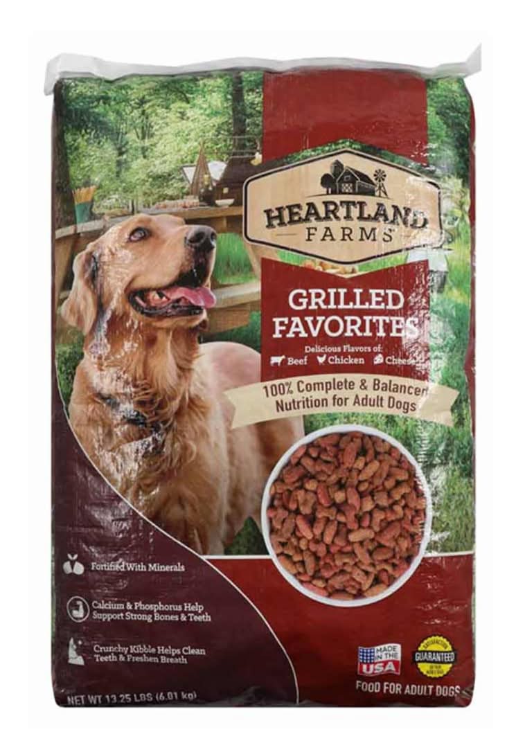Heartland Farmss Grilled Favorites Dog Food 13.25 Lbs