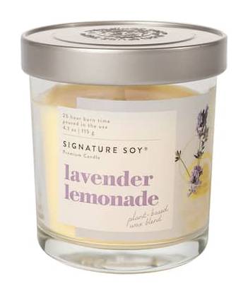 Signature Soy Jar Candle, Lavender Lemonade, Lavender Lemonade (14.46 oz)