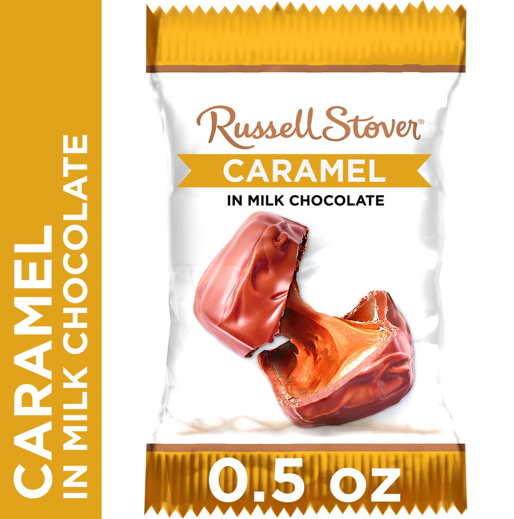 Russell Stover Milk Chocolate Caramel Candy (0.5 oz)