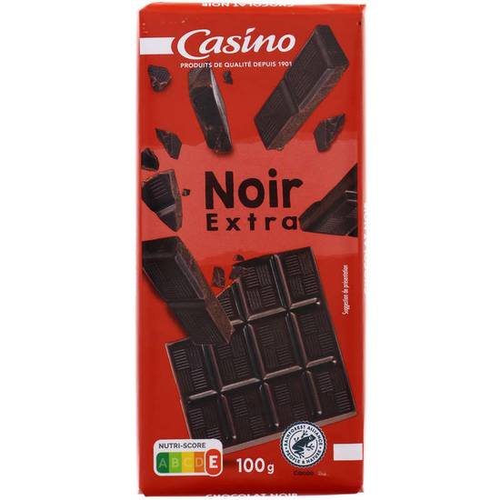 Casino tablette de chocolat noir 3x100 g