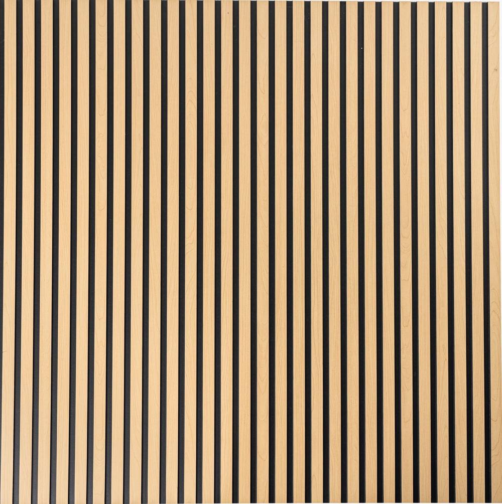 Style Selections 48-in x 96-in Embossed Maple MDF Wall Panel | 0409-7027