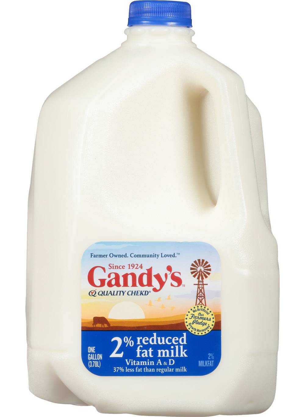 Gandy's 2% Reduced Fat Milk (3.78 L)