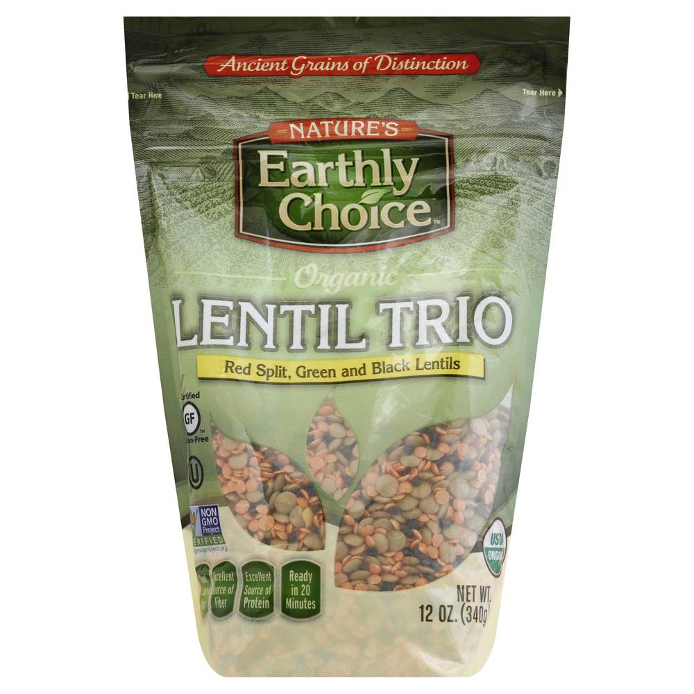 Nature's Earthly Choice Organic Lentil Trio (12 oz)