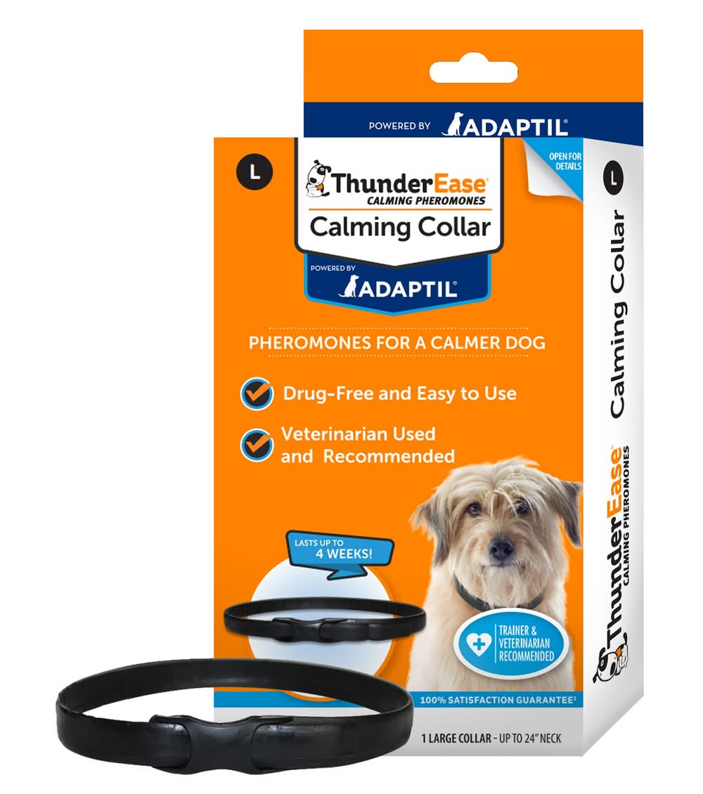 ThunderEase® Calming Dog Collar (Size: Large)