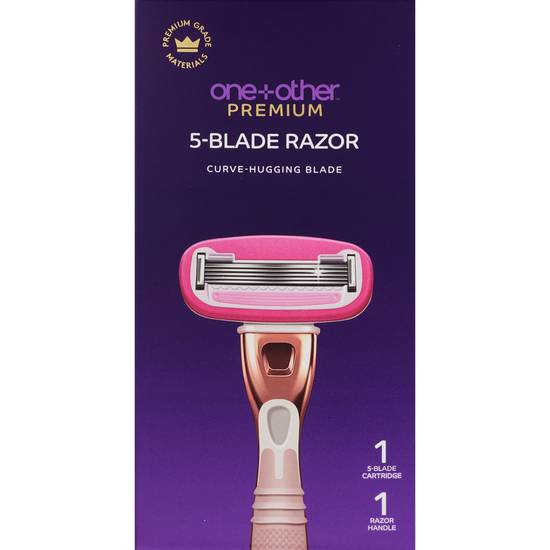one+other Blissfully Smooth, 5-Blade Razor
