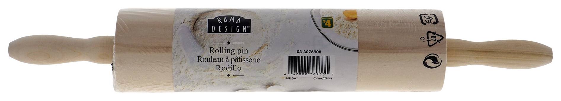 Rama Design Wooden Rolling Pin