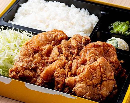 金賞唐揚げ弁当 大盛6個 Champion Fried Chicken Bento Box (Large / 6 Pieces)
