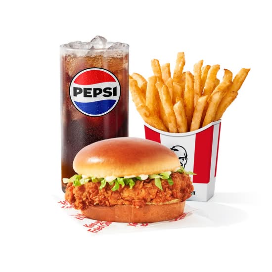 Mike's Hot Honey® Zinger Sandwich Combo