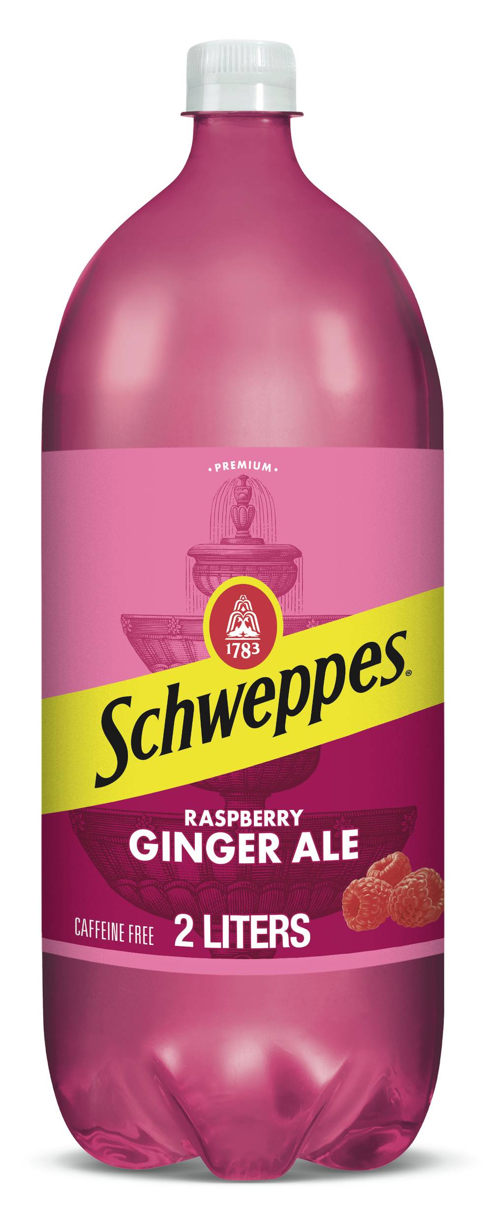 Schweppes Raspberry Ginger Ale Soda (2 L)