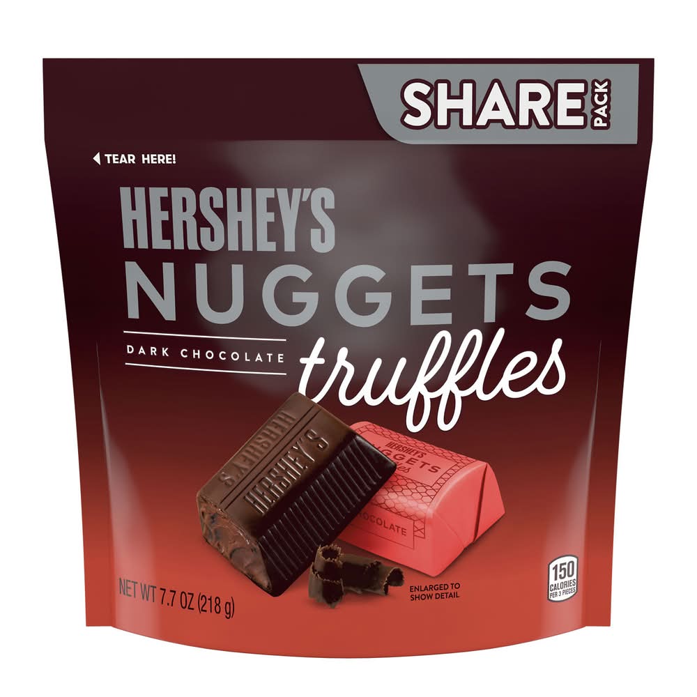 Hershey's Nuggets Dark Chocolate Truffles (7.7 oz)