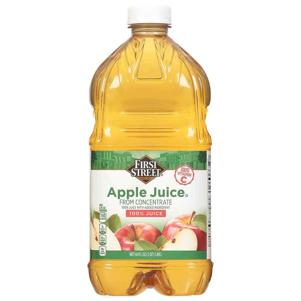 First Street 100 % Apple Juice (64 fl oz)
