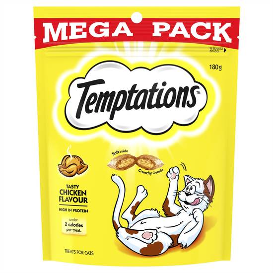 Temptations Tasty Chicken Flavour Cat Treats 180 Gram