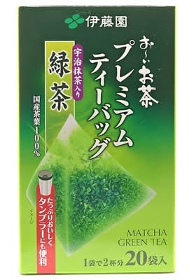 お～いお茶 プレミアムティーバッグ 宇治抹茶入り緑茶 (20 入)