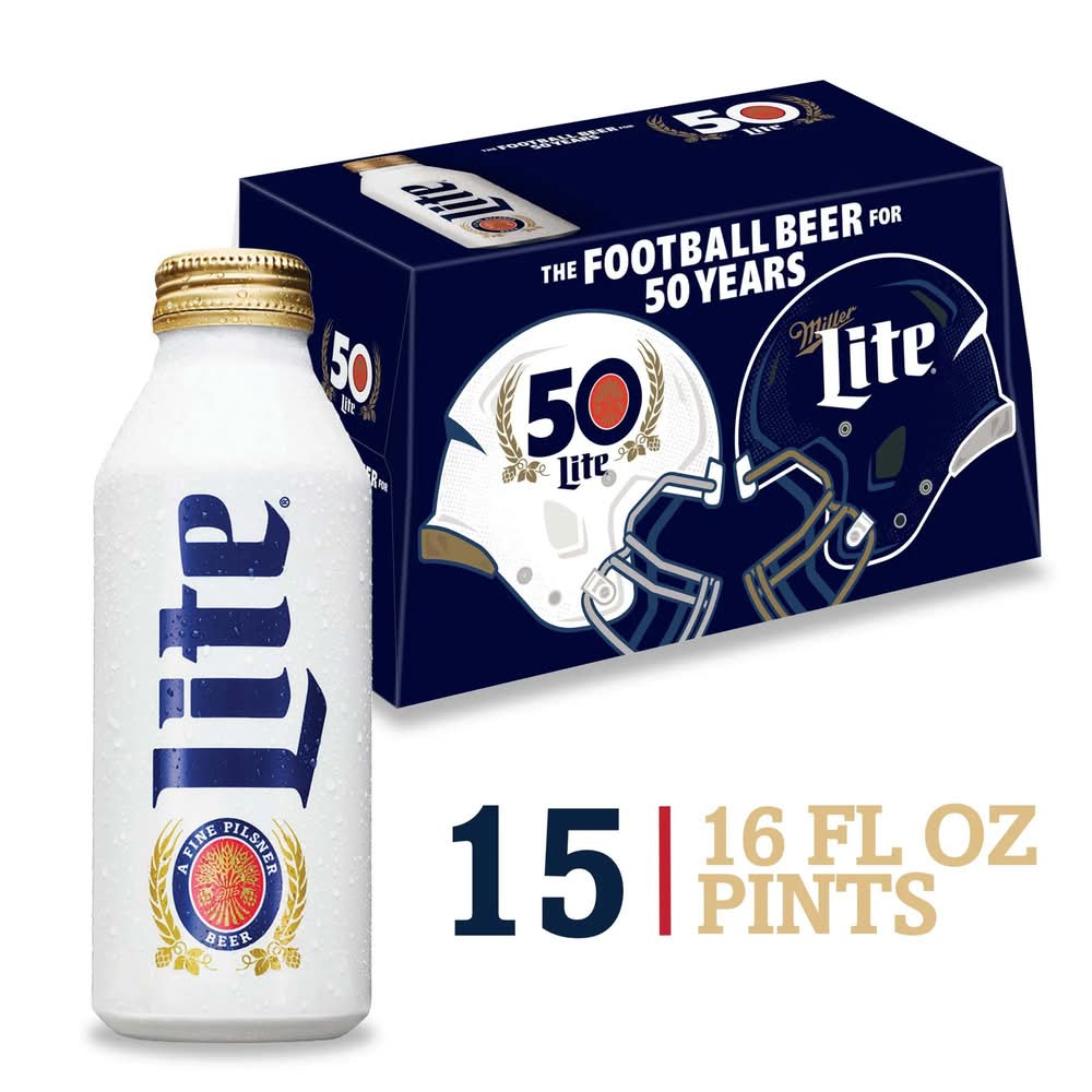 Miller Lite Pilsner Beer (15 x 16 oz)