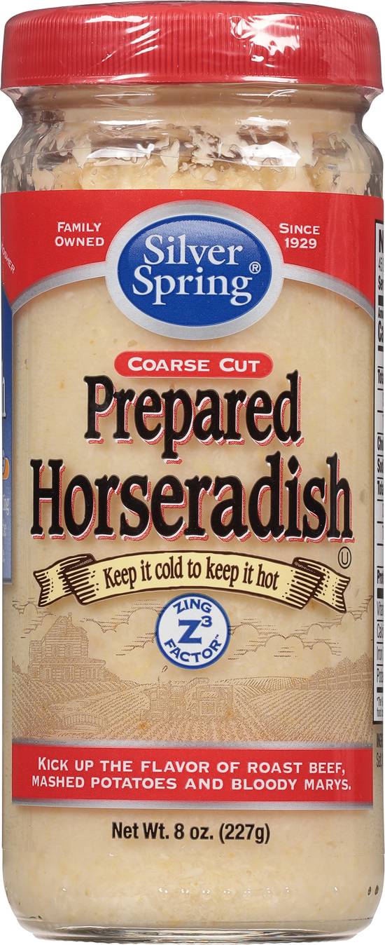 Silver Spring Coarse Cut Prepared Horseradish