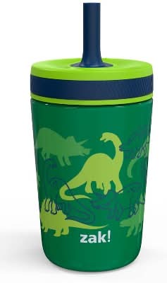 zak! Stainless Steel Dino Double Wall Kelso Tumbler, Assorted