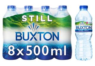 Buxton Still Natural Mineral Water 8 x 50cl