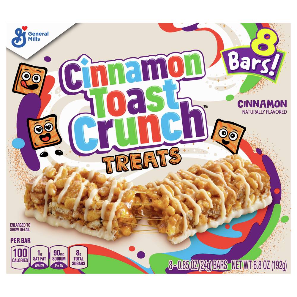 Cinnamon Toast Crunch Breakfast Cereal Cinnamon Treat Bars ( 8 ct )