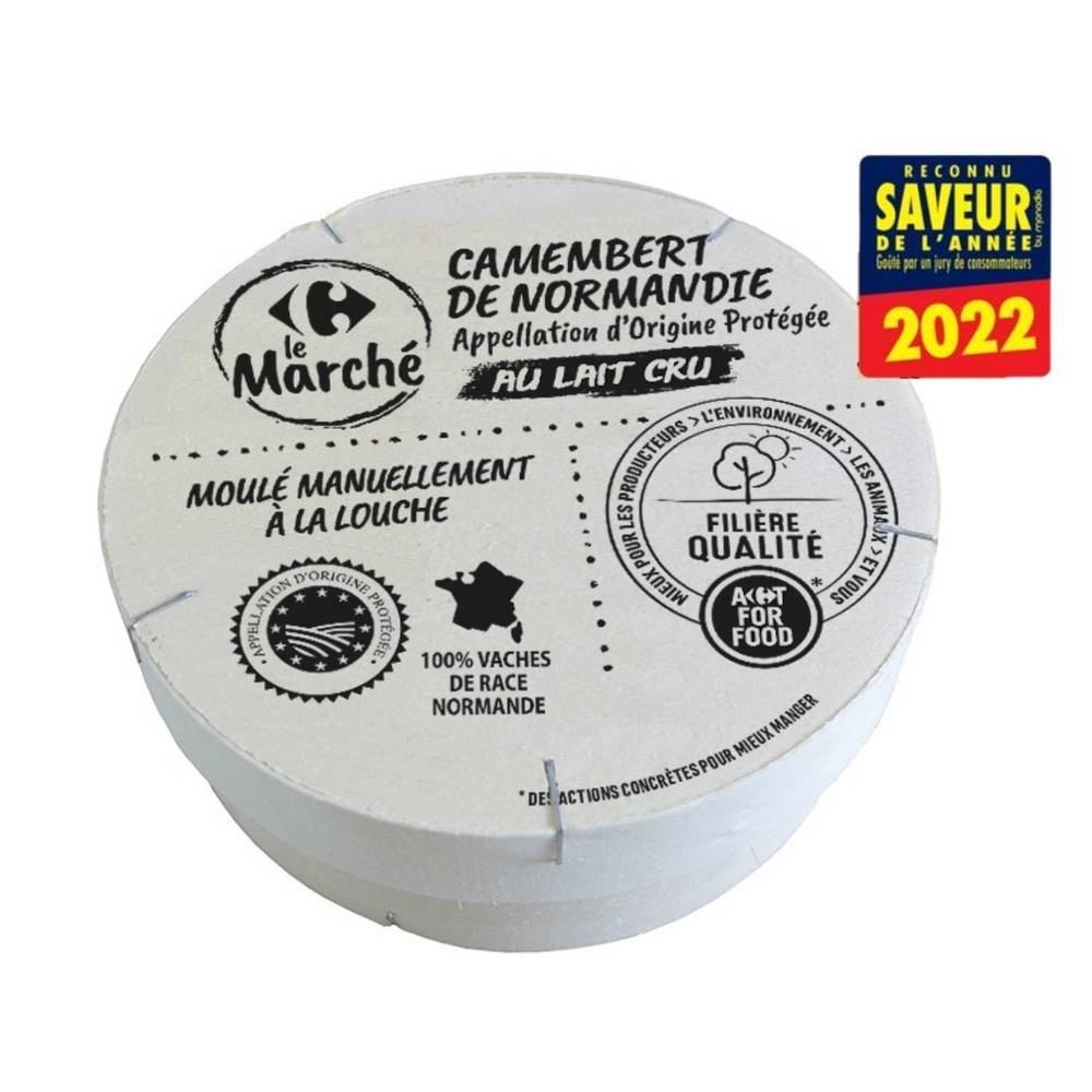 Carrefour - Filière qualité fromage camembert de Normandie AOP