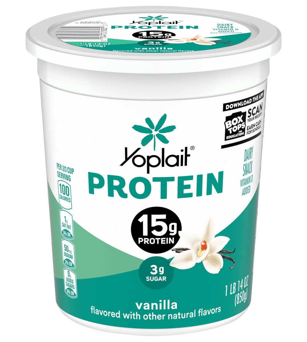 Yoplait Protein Yogurt, Vanilla (14 oz)