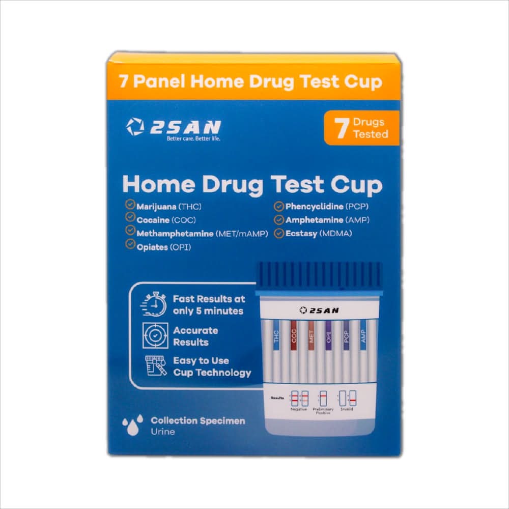 2San 7 Panel Home Drug Test Cup