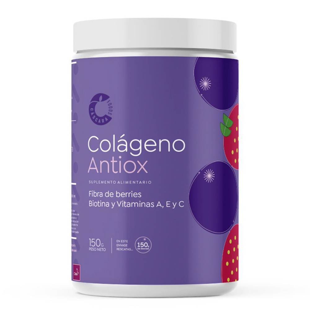 Cáscara colageno antiox berries (caja 150 g)