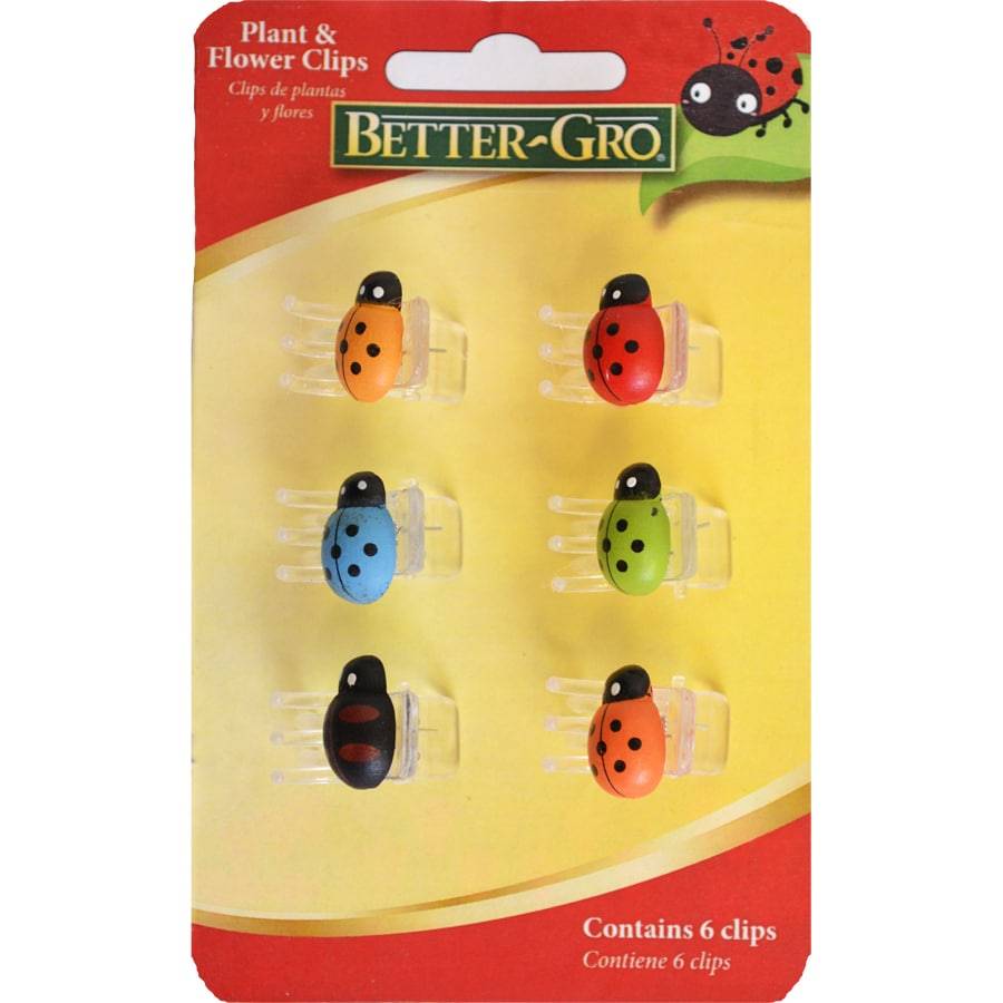 Better-Gro 6-Pack Multi-color Orchid Stem Clips | NURSERY