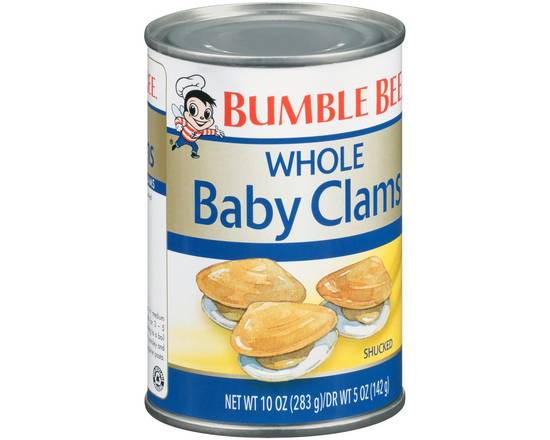 Bumble Bee · Fancy Whole Baby Clams (10 oz)