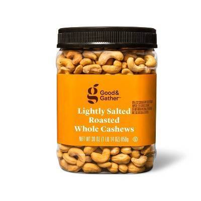 Good & Gather Lightly Salted Roasted Whole Cashews