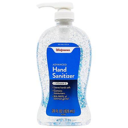 Walgreens Advanced Hand Sanitizer - 28.0 fl oz