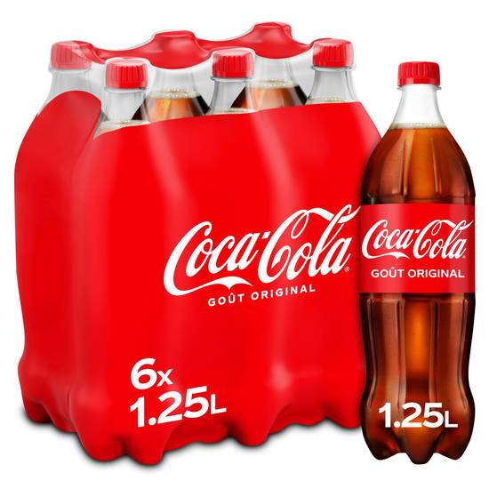 Coca-Cola - Boisson rafraîchissante (6 x 1.25 L)