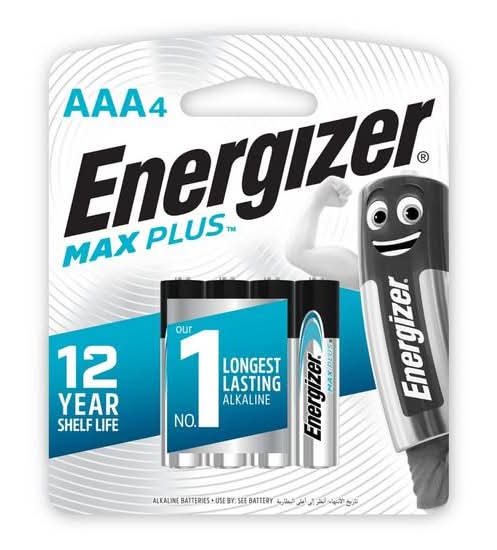 Energizer Max Plus AAA 4pk