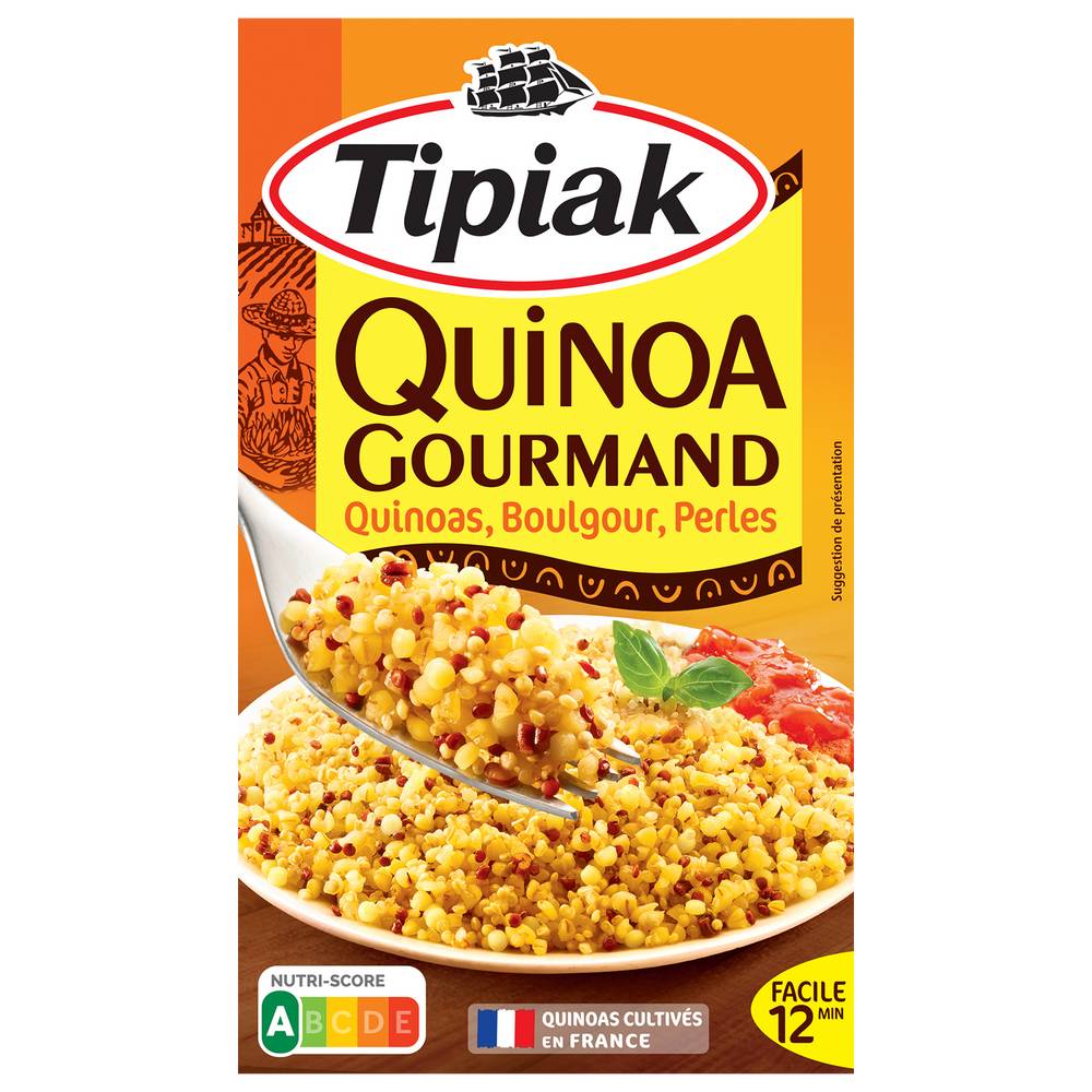 Tipiak - Quinoa gourmand quinoas boulgour et perles (400g)