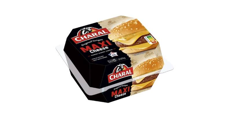 Charal Maxi Cheese Burger La boîte de 1 = 220 g