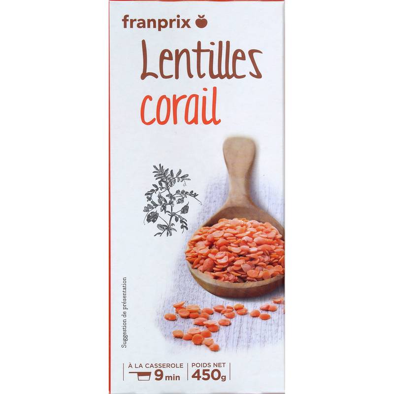 Franprix - Lentilles corail (450g)