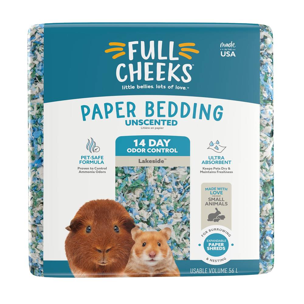 Full Cheeks Odor Control Small Pet Paper Bedding